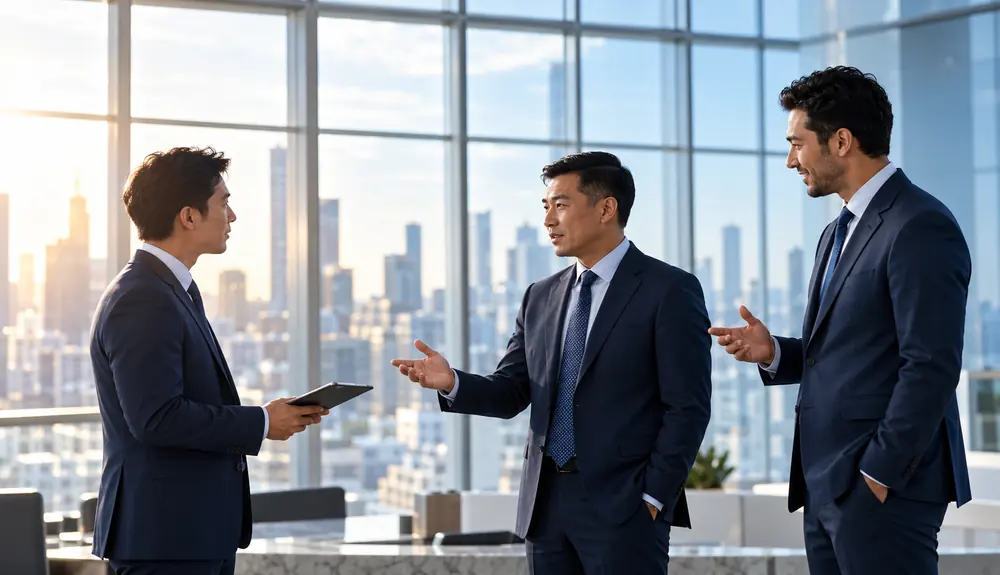 Business team meeting